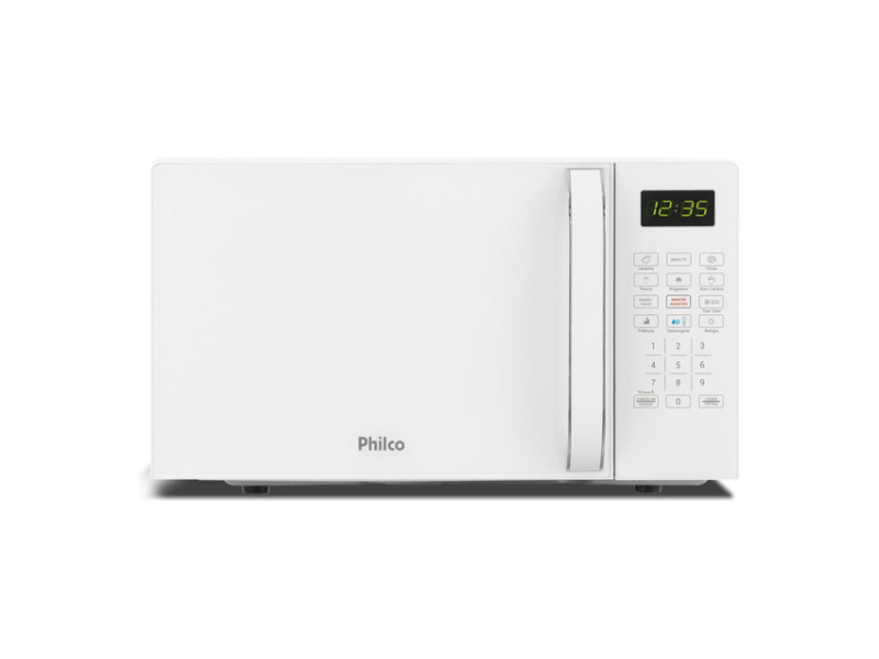 Micro-ondas Philco 20l Branco 1100w Pmo23b Limpa Fácil
