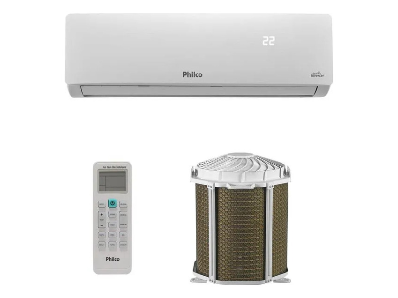 Ar Condicionado Split Hi Wall Eco Inverter Pac9fc Philco 9.000 Btus Frio R-32